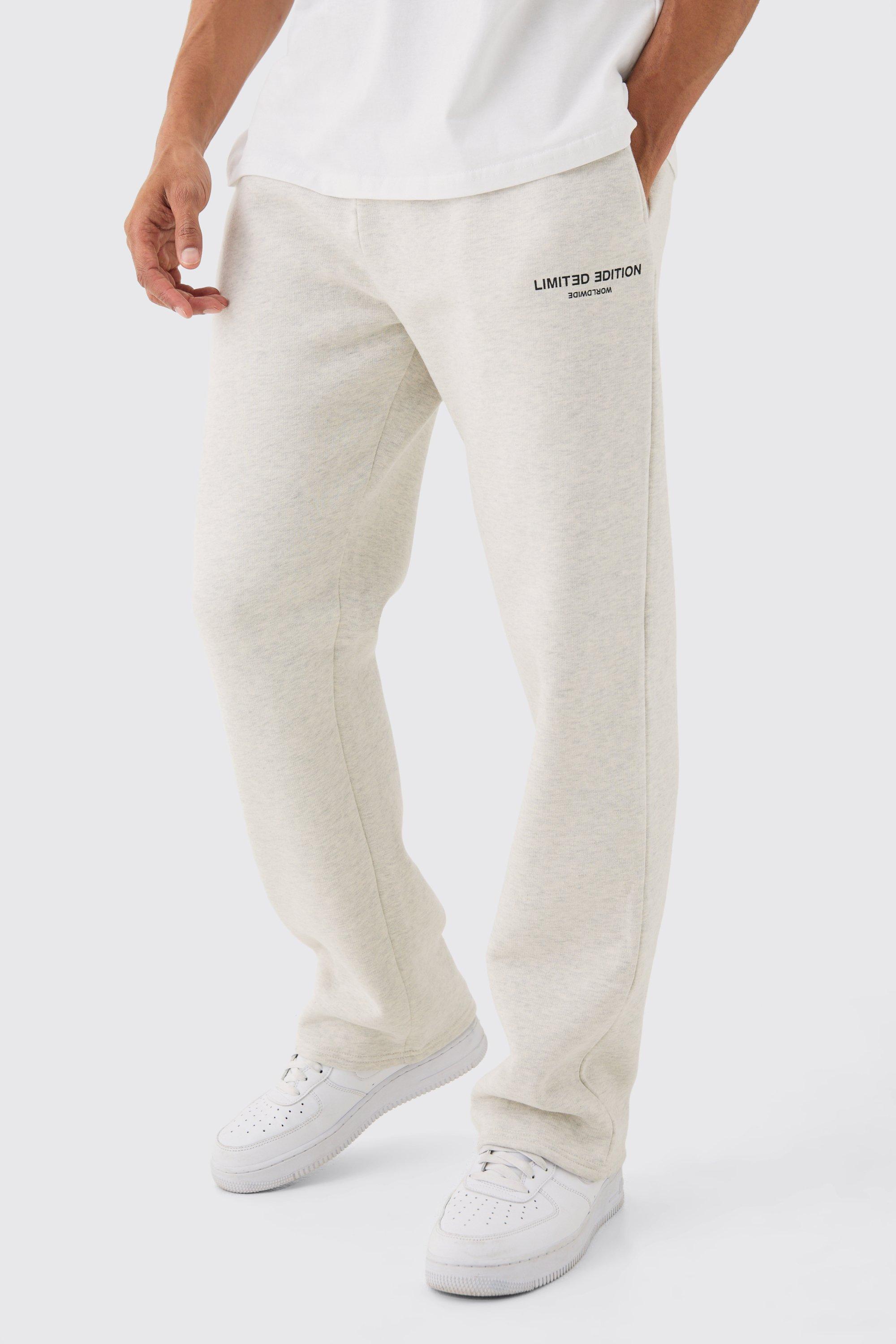 Mens Grey Relaxed Fit Limited Jogger, Grey